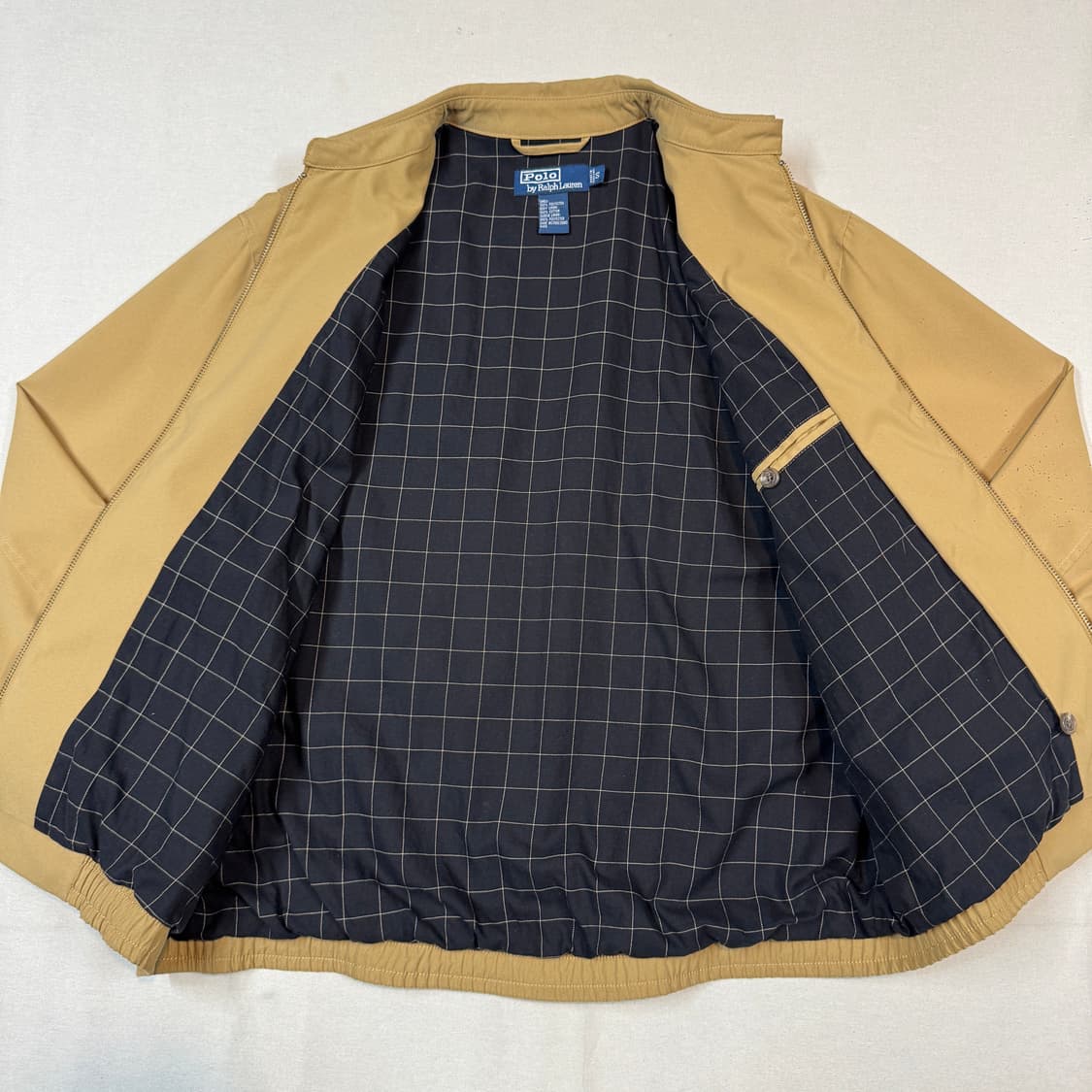 S) 폴로 랄프로렌 브라운 블루종 스윙톱 폴리쉘 자켓 상품이미지5