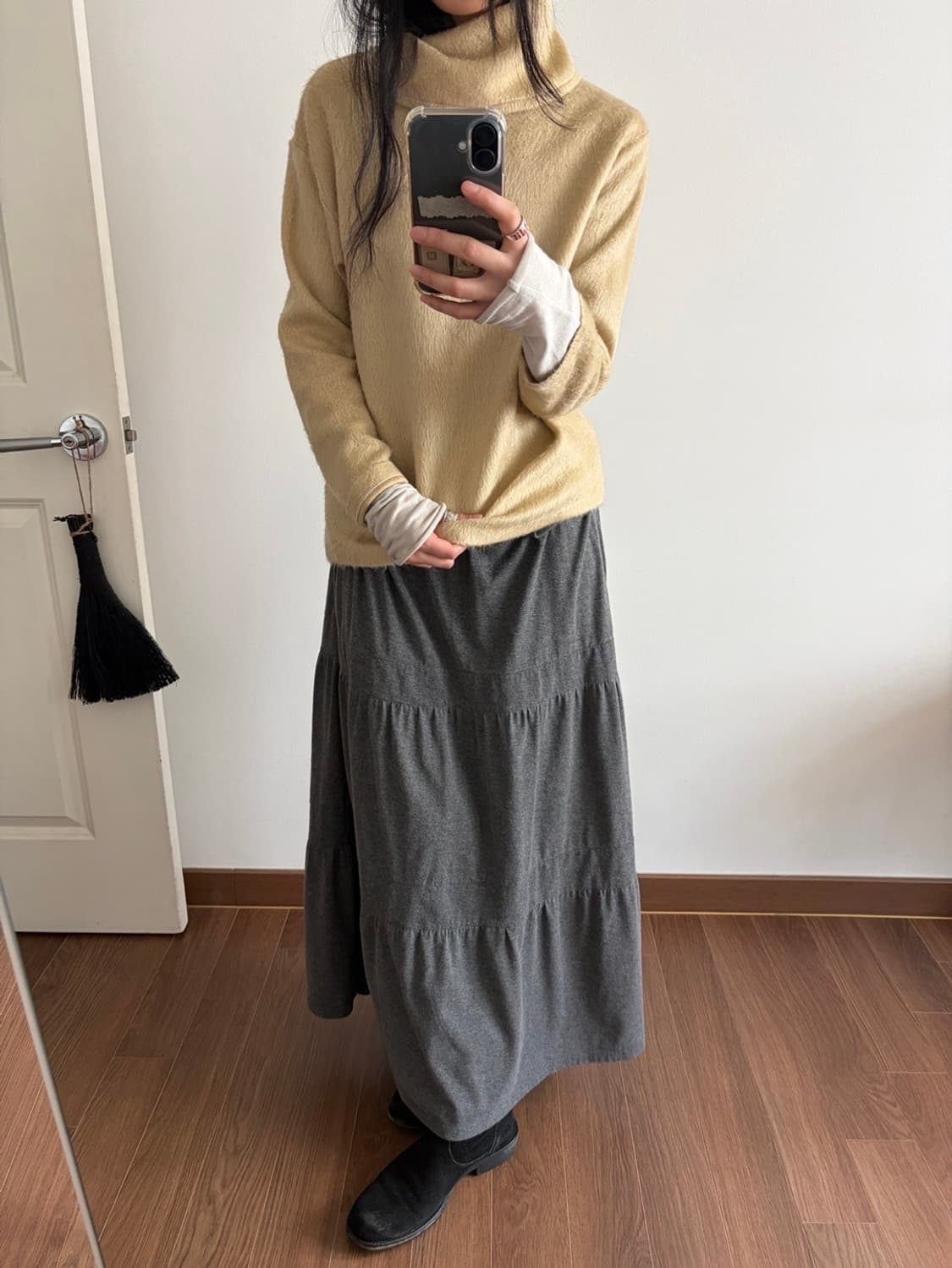 wide turtleneck knit 상품이미지2