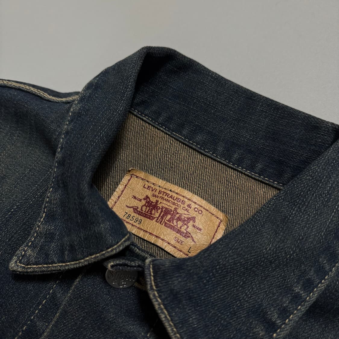 리바이스(Levi's) 78599 인디고블루 워시드데님 쇼트 트러커 자켓 상품이미지3