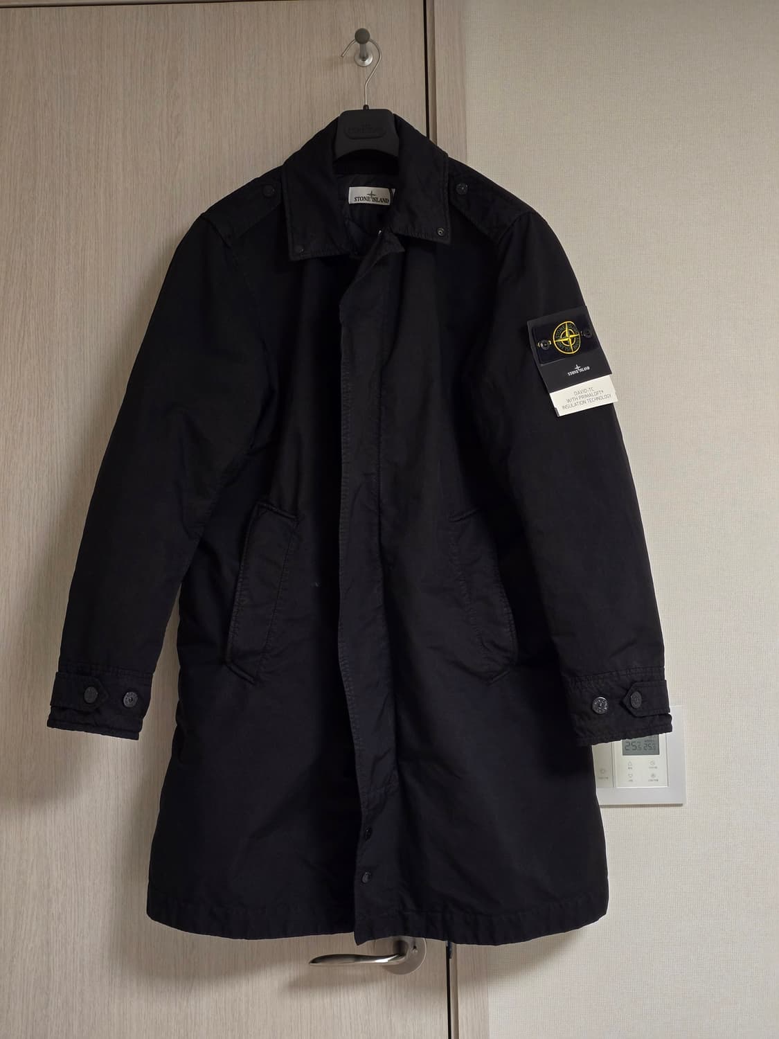 스톤아일랜드 23fw david-tc 카코트 블랙 XL 새제품 상품이미지1