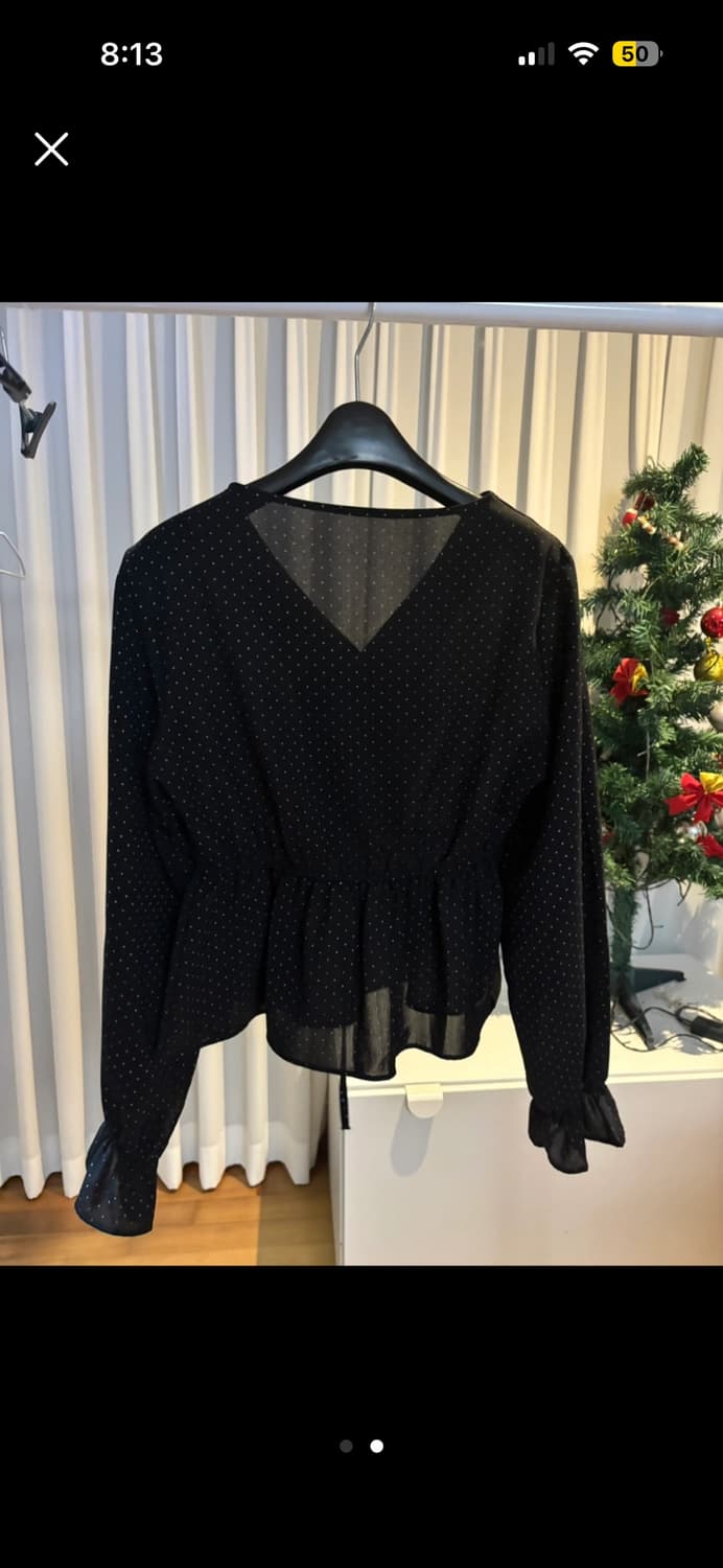 도트 블라우스 상품이미지2