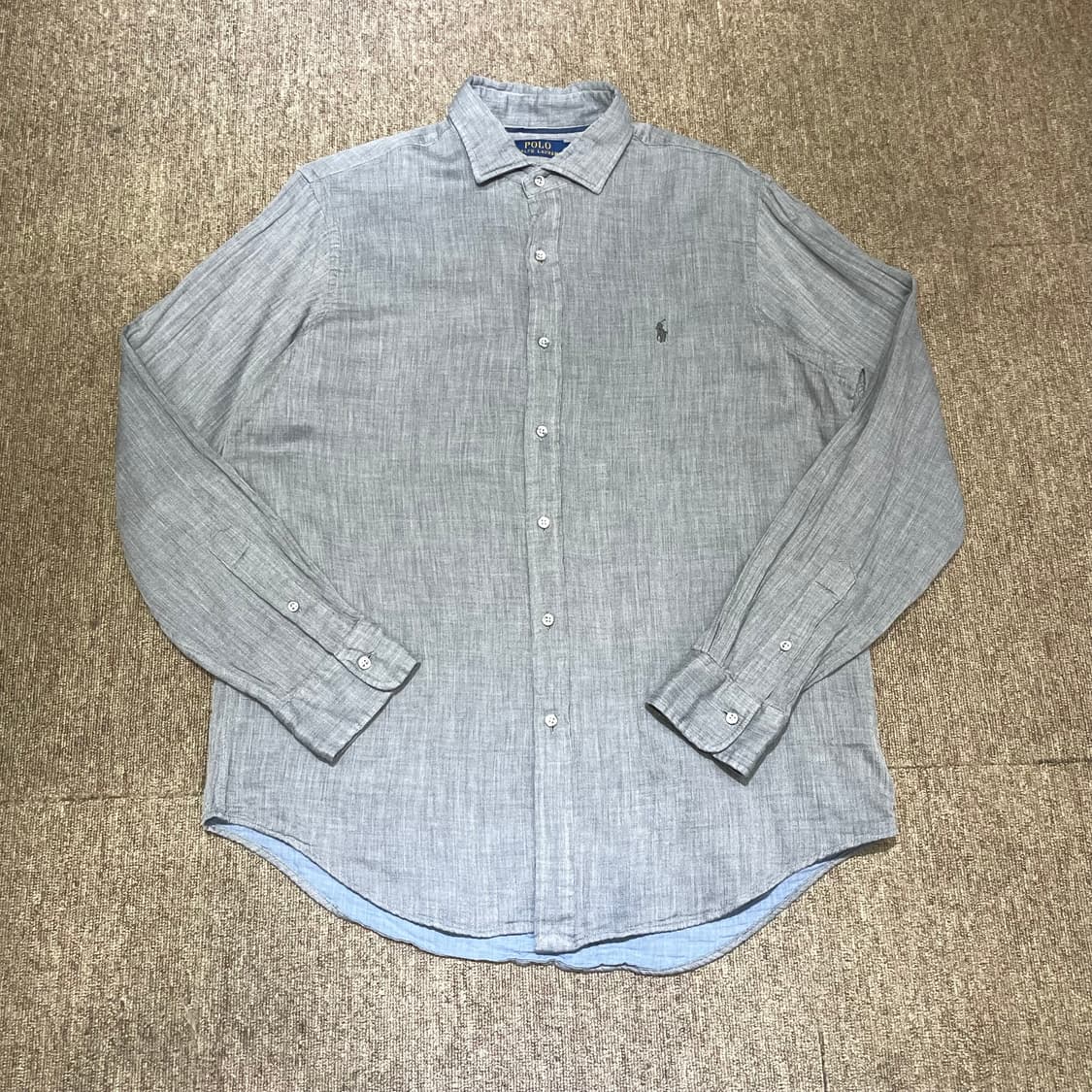 (L) POLO 폴로 랄프로렌 솔리드 셔츠  상품이미지3