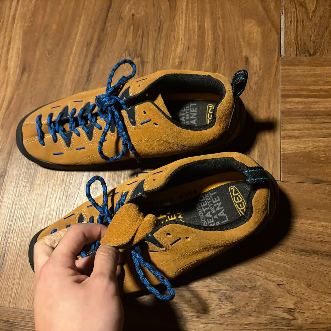 Keen Jasper Camel Suede Sneakers 265 상품이미지5