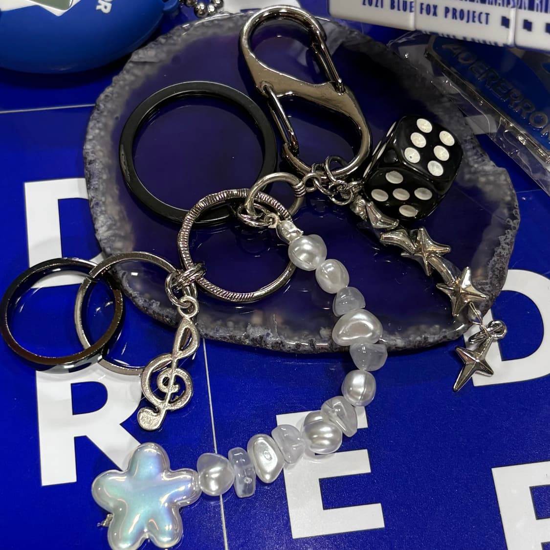 핸드메이드 Black Punk 키링 001 상품이미지7