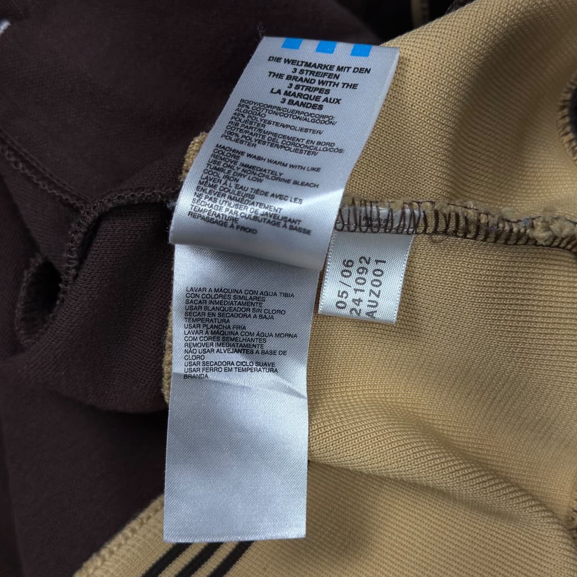 (L) 00s 아디다스 트랙탑 져지 브라운 상품이미지6