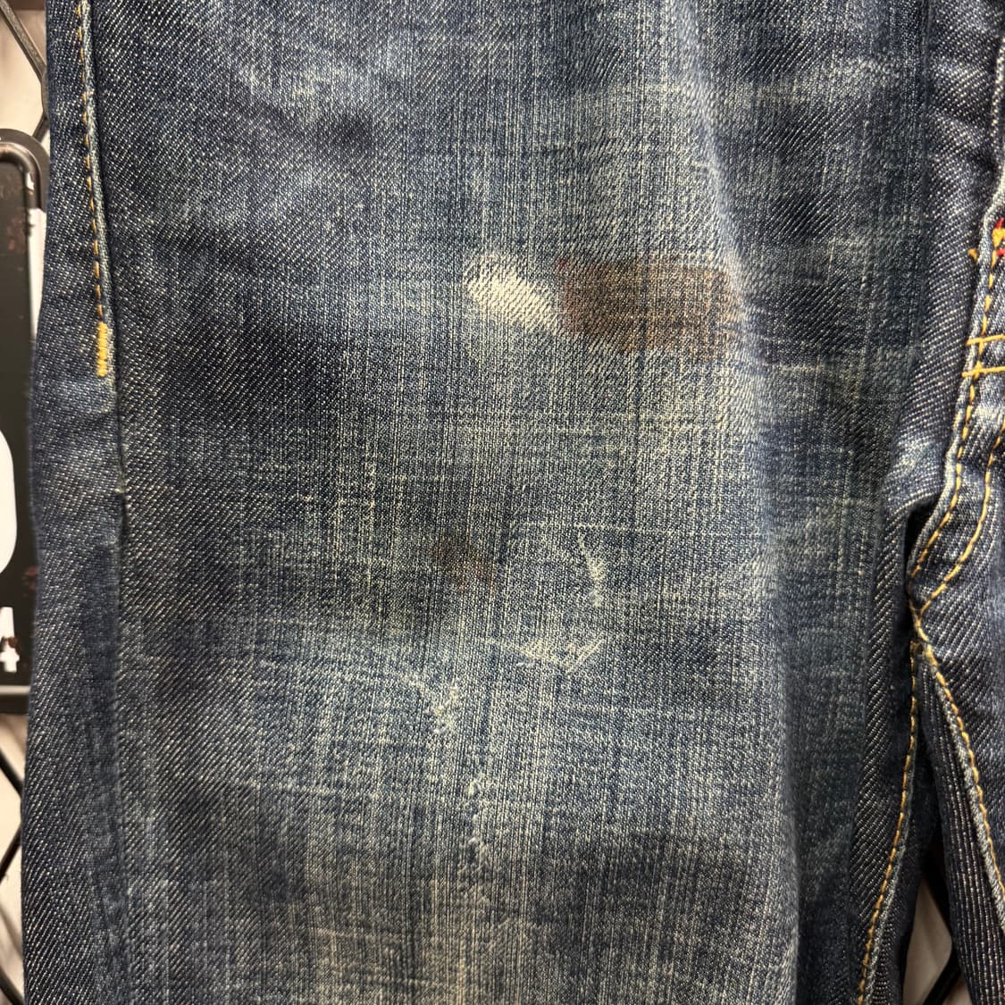 디스퀘어드2 디스트로이드 슬림 진 후면 패치 포인트 진청 상품이미지8