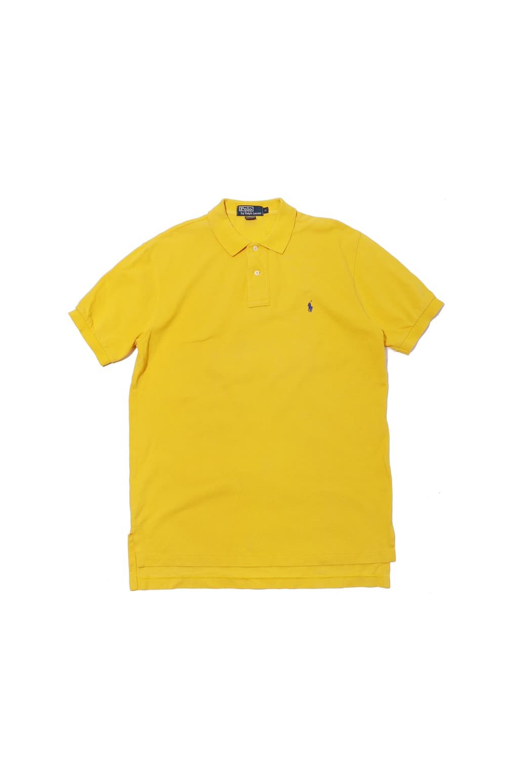 POLO RALPH LAUREN 옐로우 폴로 카라티 size M 상품이미지1