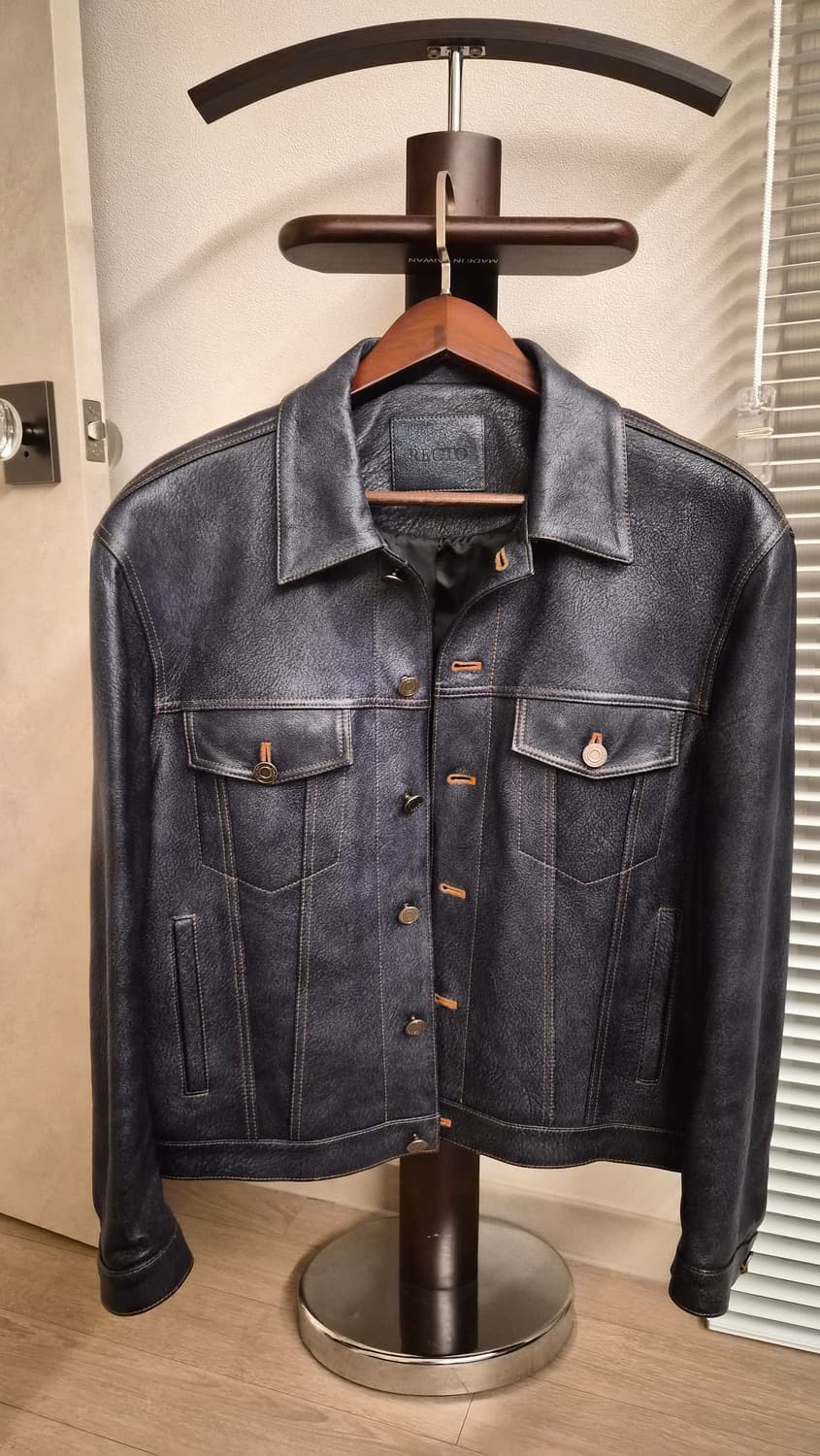 렉토 빈티지 이펙트 레더자켓 M 판매 상품이미지2