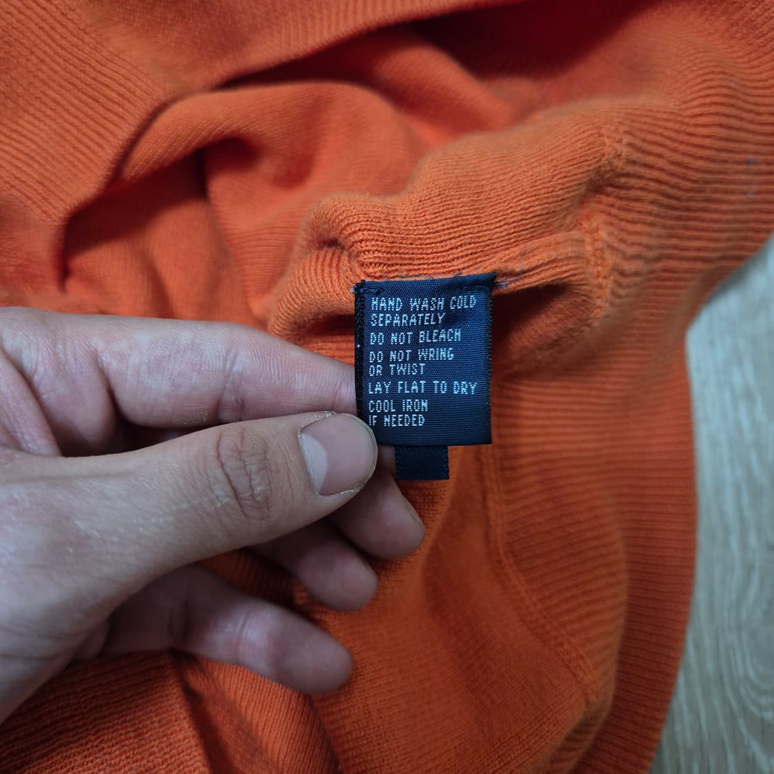 폴로 랄프로렌 스몰포니 오랜지 니트 S(90) 상품이미지7