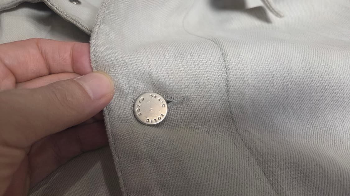 솔리드 옴므 워시드 다잉 빈티지 워크 웨어 데님 자켓 상품이미지5