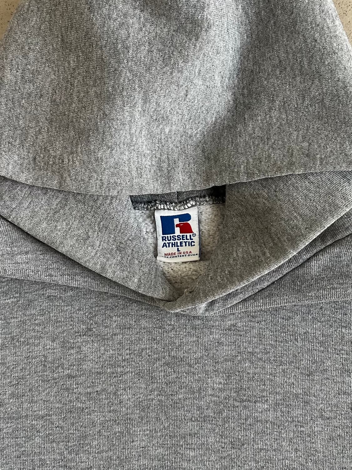 90s 빈티지 러셀 후드 그레이 L USA 상품이미지6
