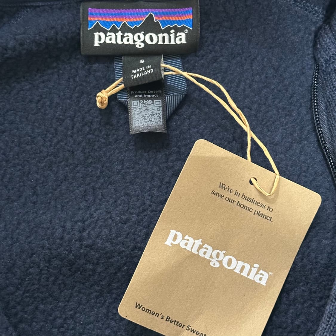 S 새상품 파타고니아 네이비 플리스 자켓 상품이미지4