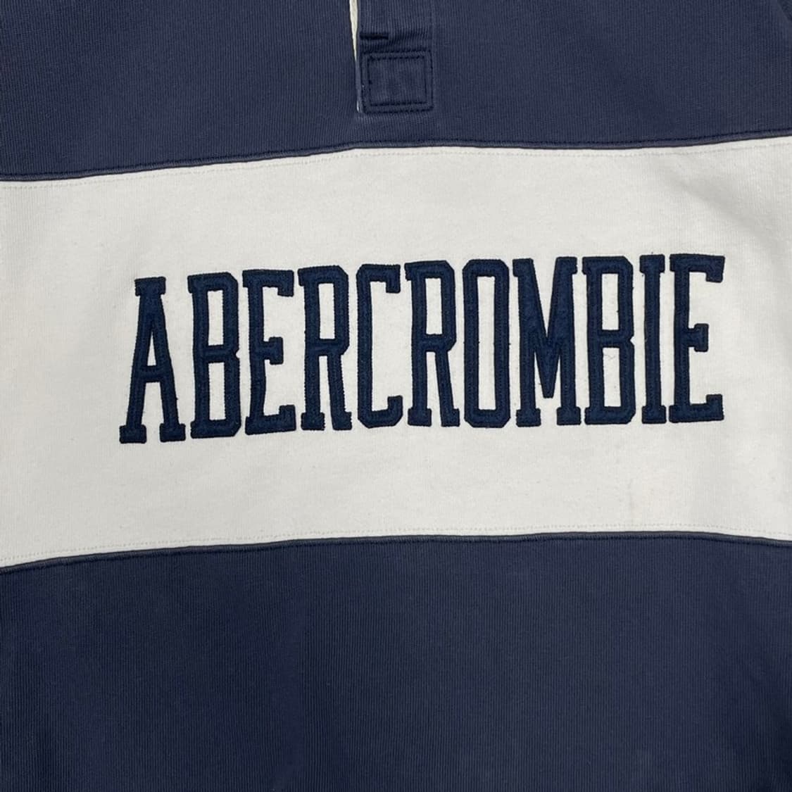 아베크롬비 로고 패치 럭비 티셔츠 v0330 상품이미지4