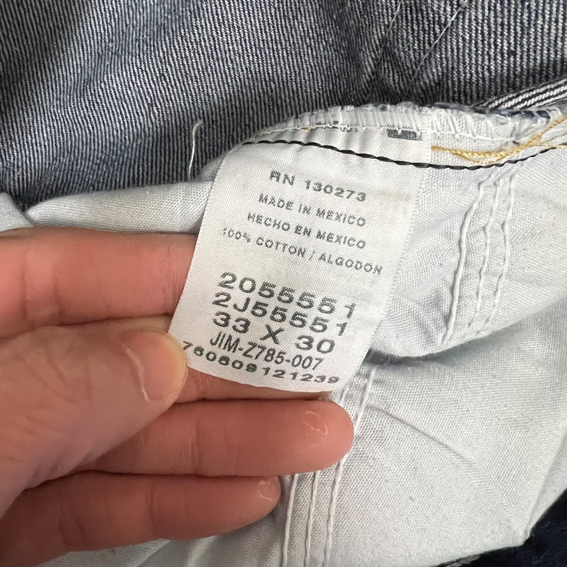 LEE 리 릴렉스핏 스트레이트 레그 데님 팬츠 청바지 33 상품이미지5