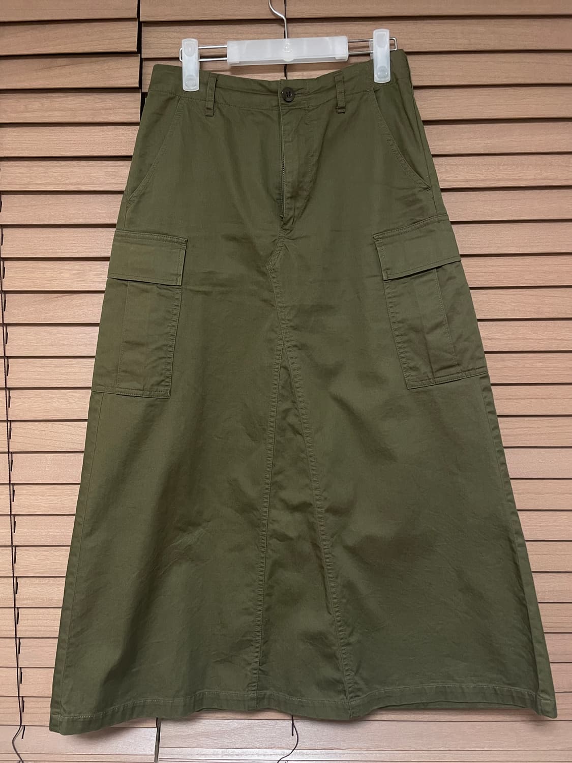 IENA 코튼 카고 롱스커트 카키 36 상품이미지1