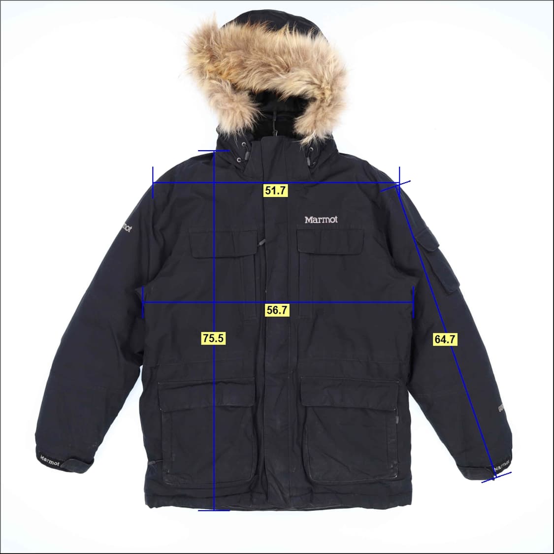 [100] 마모트 라쿤털 구스다운 패딩점퍼 1204HR1 상품이미지10