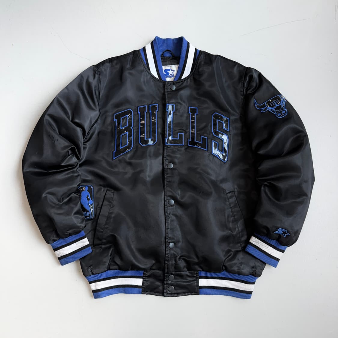 스타터 90s 시카고불스 사틴 바시티 점퍼 자켓 상품이미지2