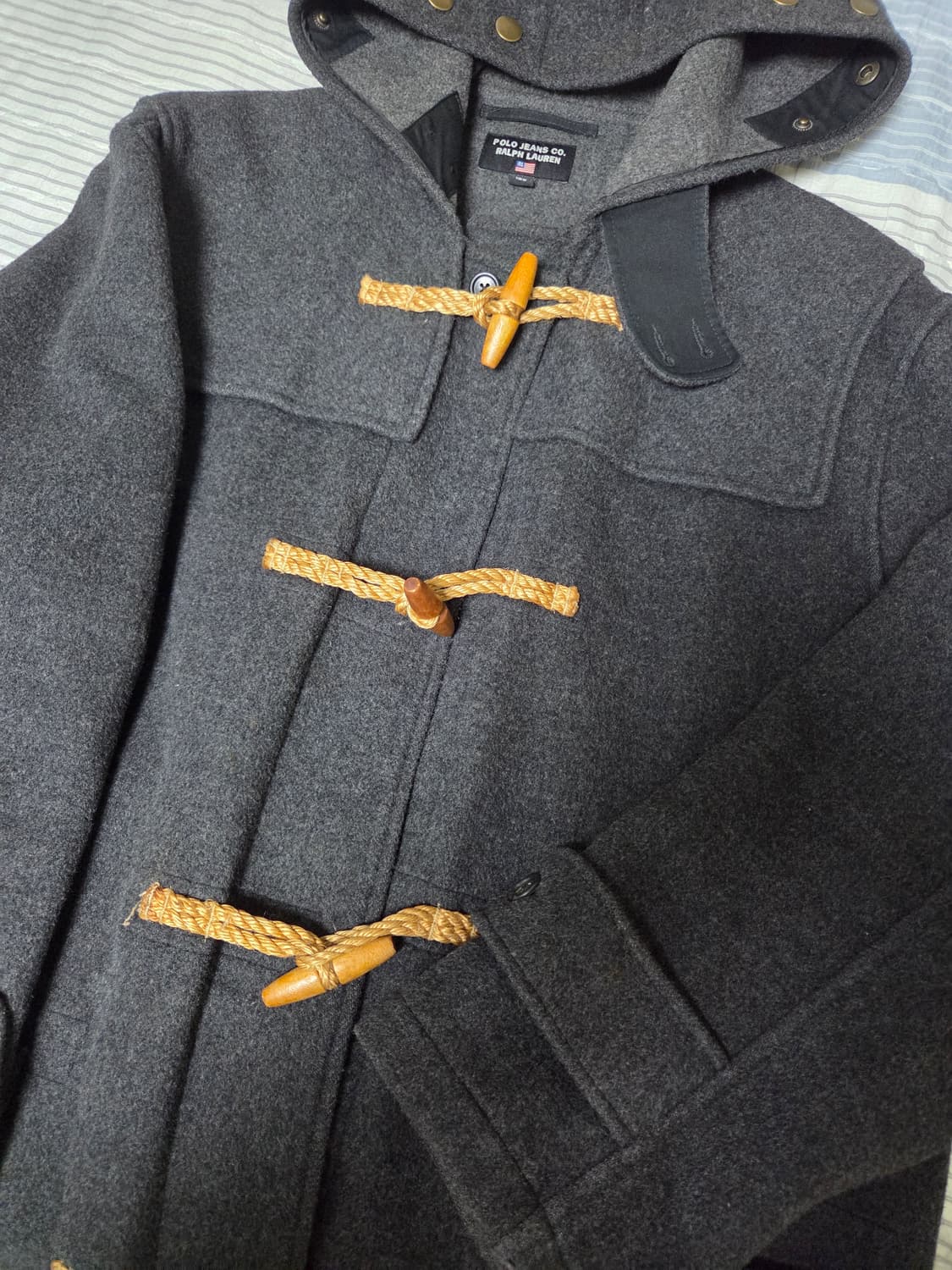 폴로 차콜 떡볶이코트 상품이미지1