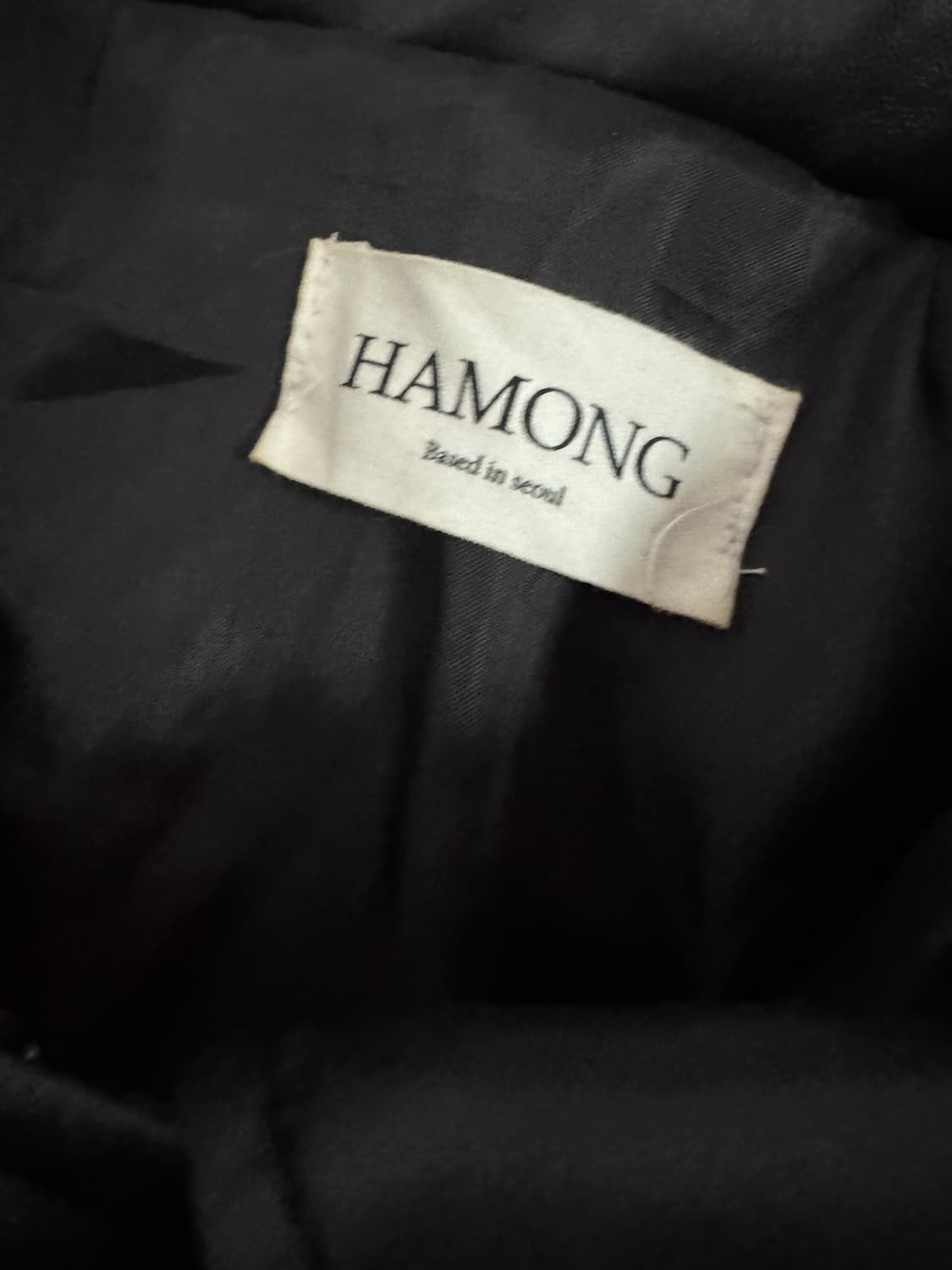 여성 하몽 hamong 빈티지 페이크 레더 크롭 점퍼 F 상품이미지3