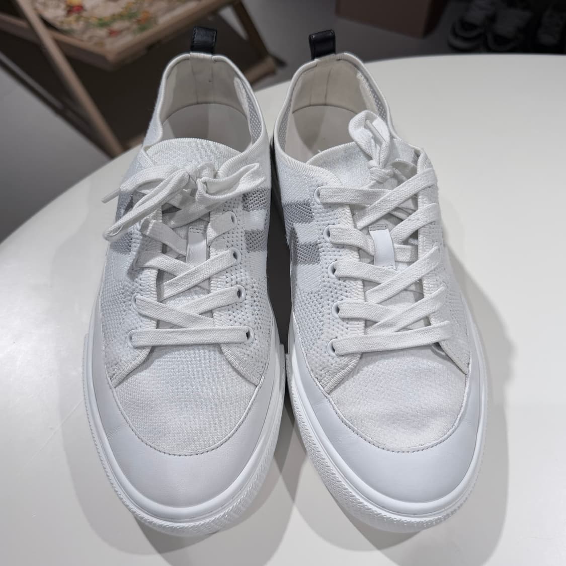 41 / 에르메스 딥 니트 카프스킨 누아 스니커즈 상품이미지4