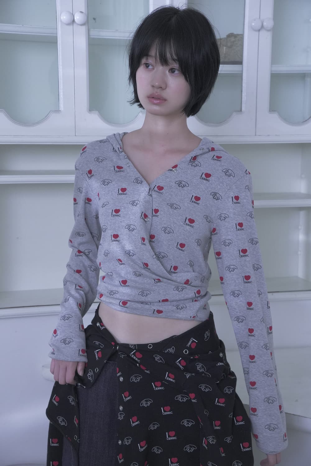 세릭 My Melody Wrap Hood Cardigan 상품이미지5