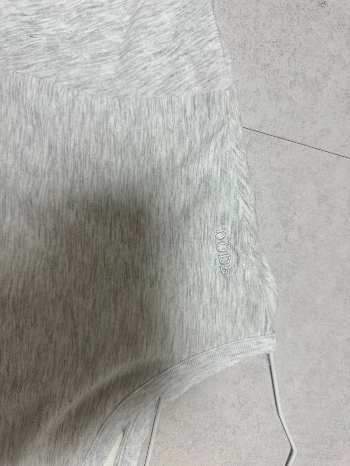 (페스벌룩) DODE x DAY 언발 티셔츠: 멜란지 색상 상품이미지6