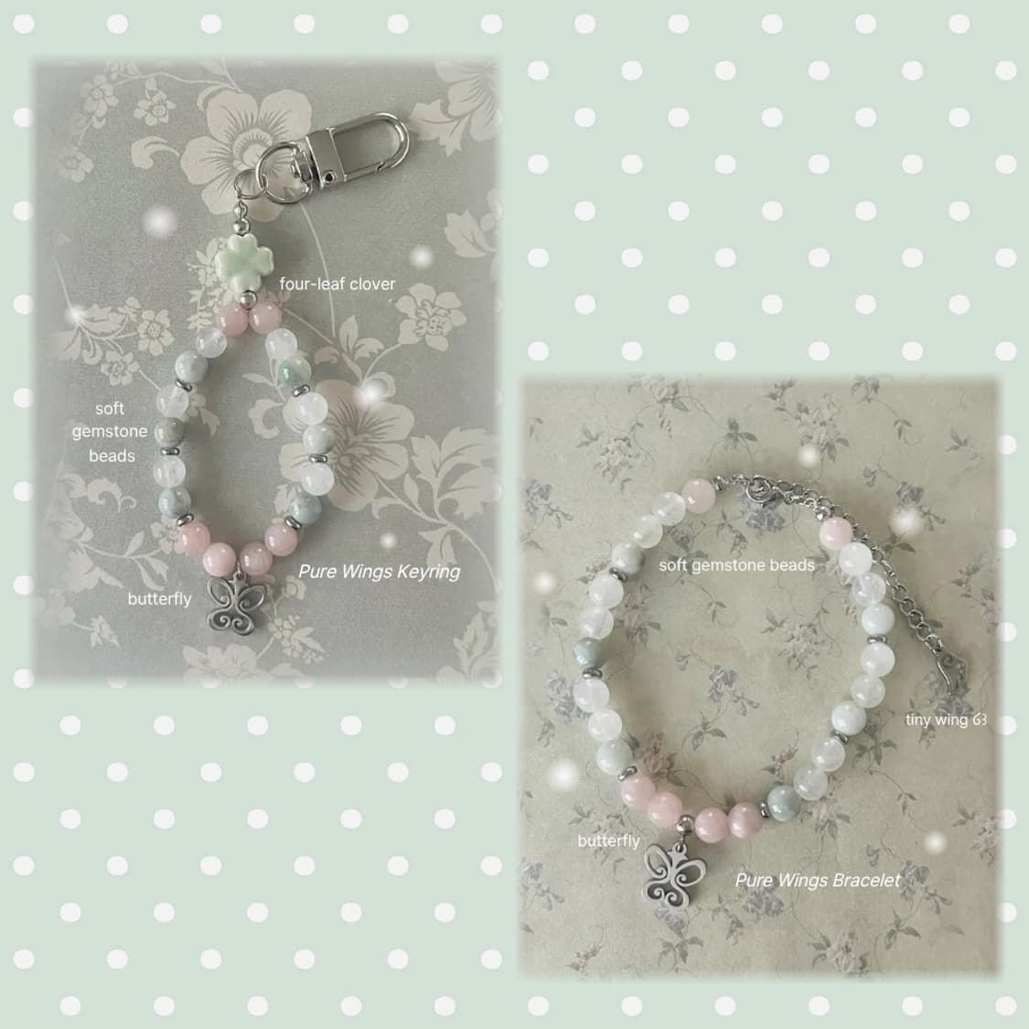 Pure Wings Bracelet / Keyring (handmade) 상품이미지1