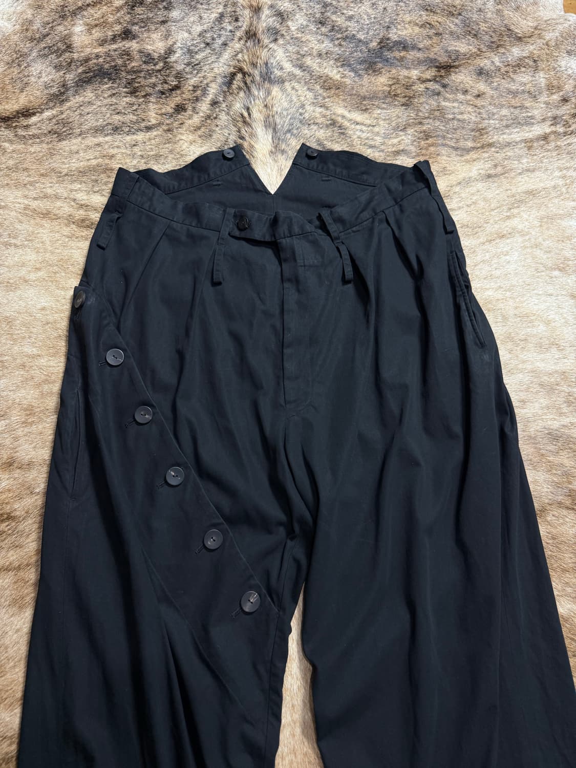 Yohji Yamamoto Botton Slacks 상품이미지5