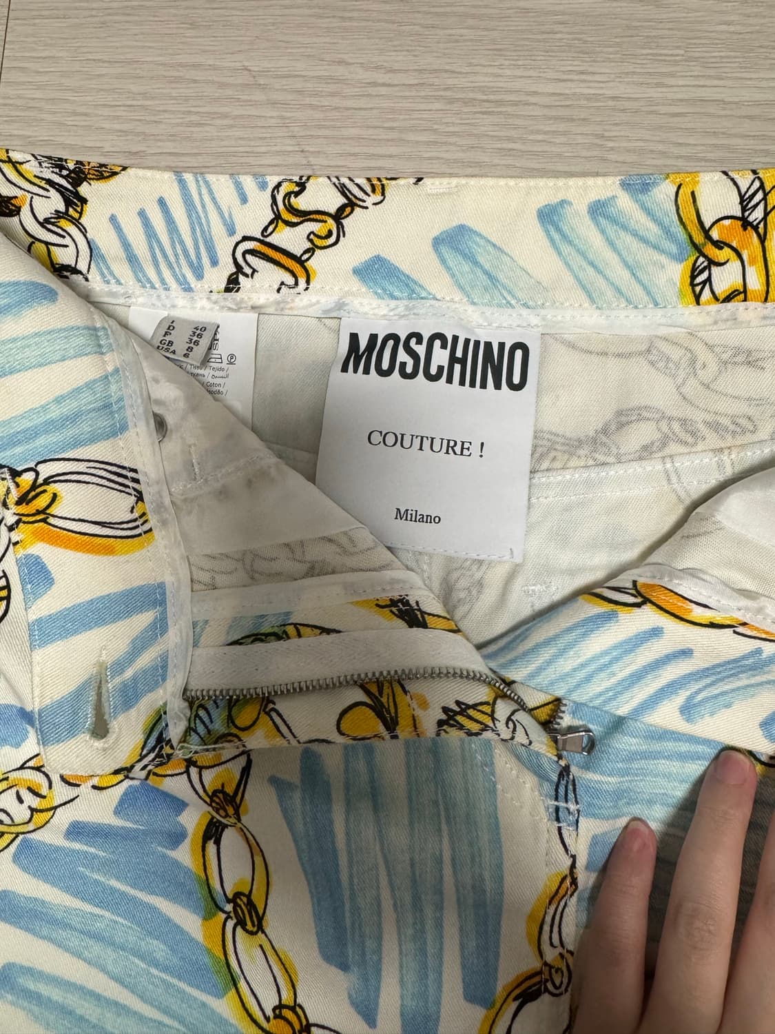 모스키노 꾸뛰르 스커트 40size 상품이미지4