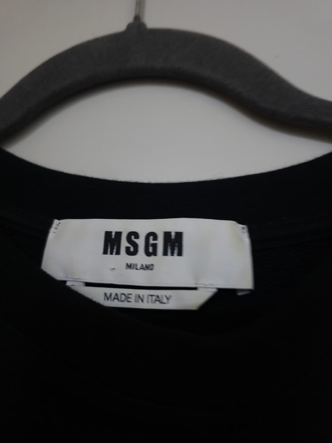 MSGM 블랙 프린트  슬리브 원피스 상품이미지3