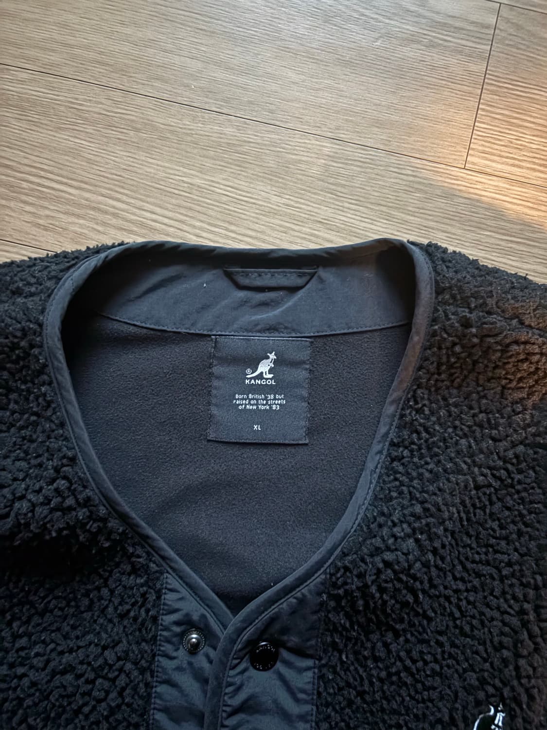 캉골 후리스 조끼 black xl 상품이미지3