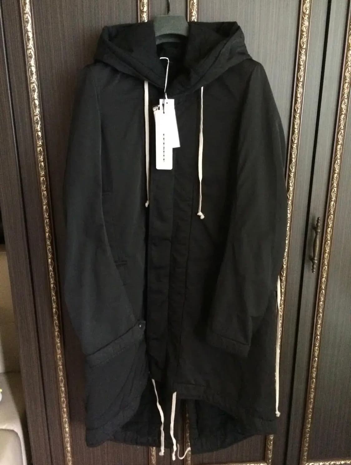 릭오웬스 피쉬테일 롱 파카 상품이미지1