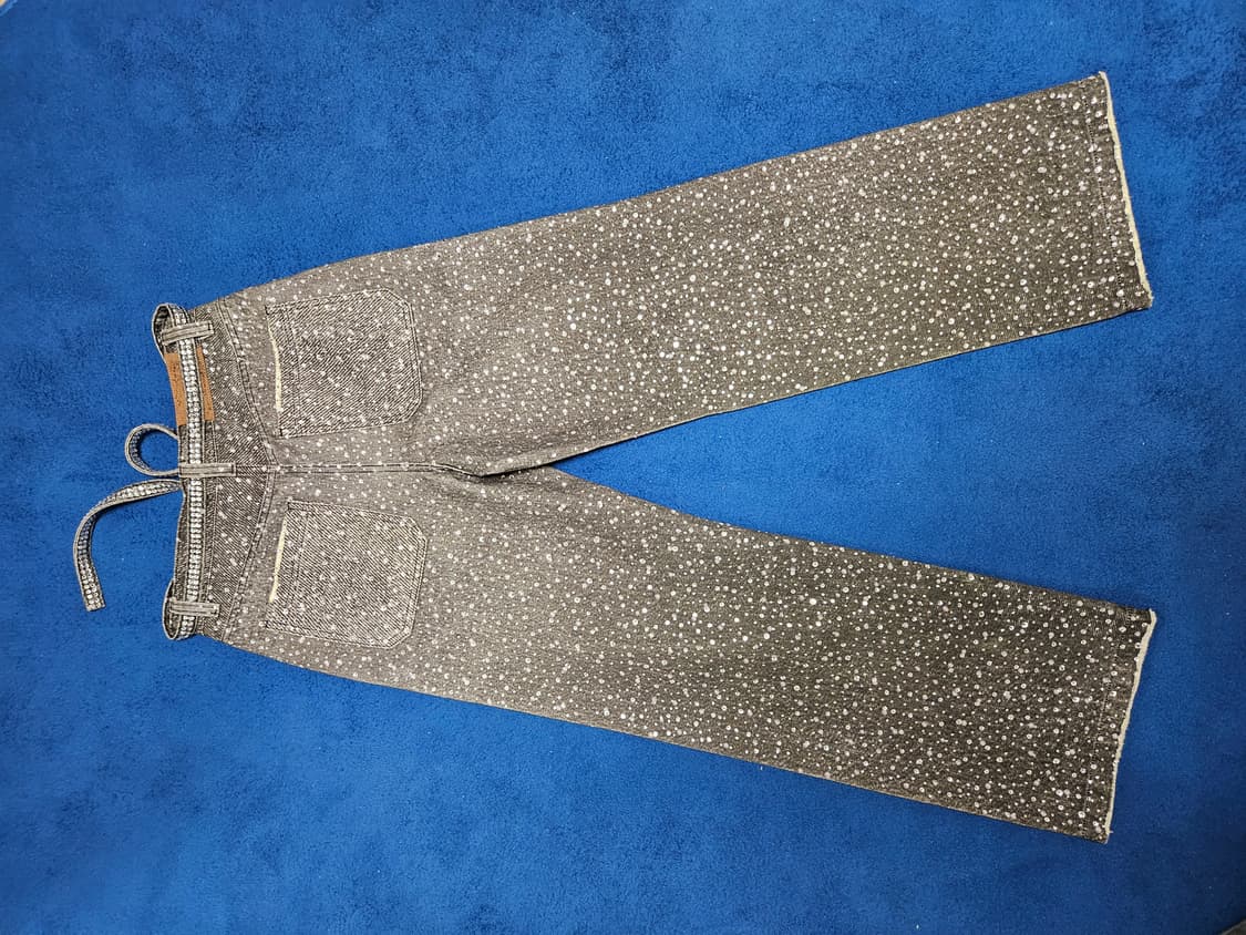 Birthday of royal child 라인스톤 데님 팬츠 상품이미지2