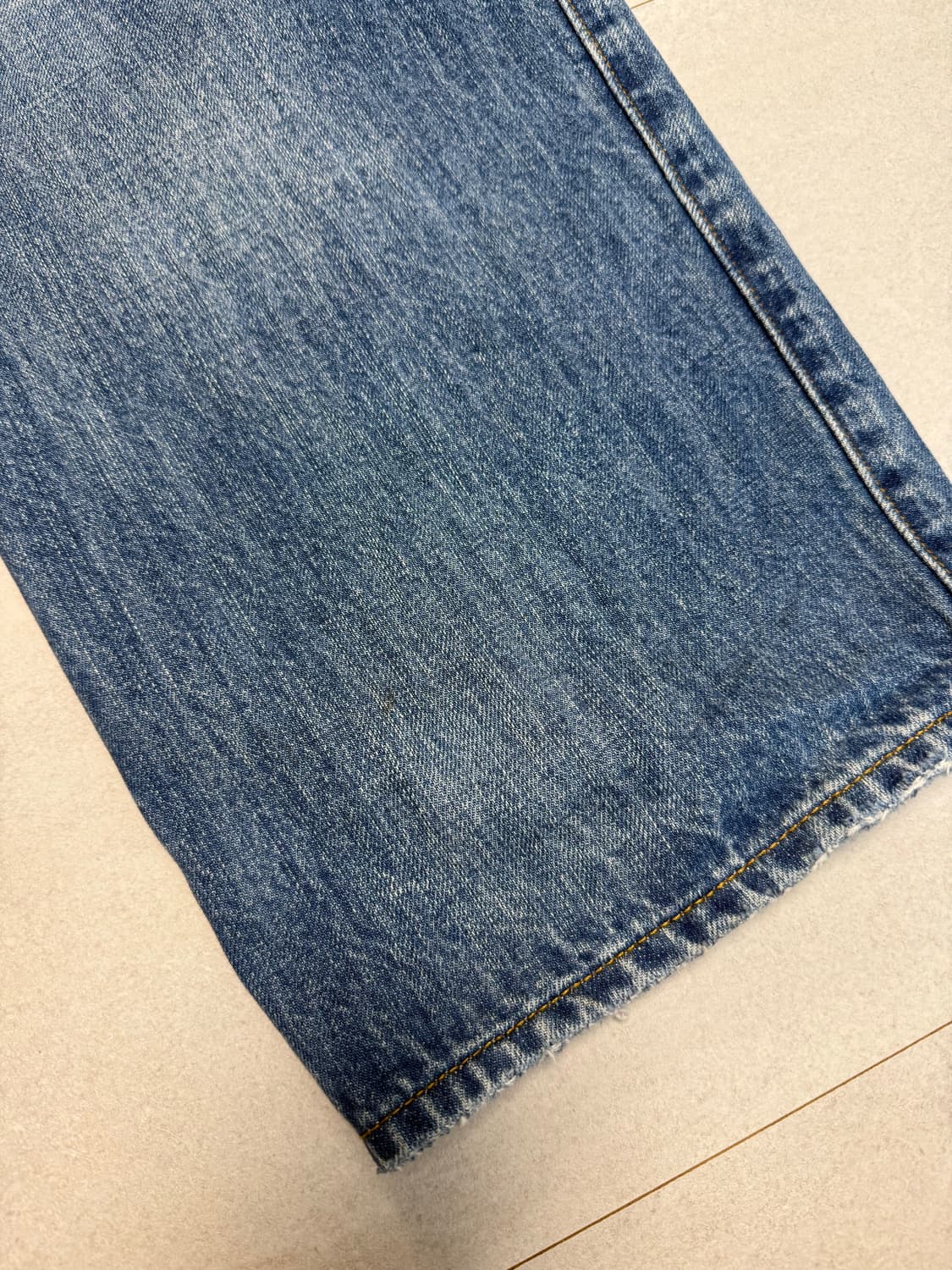 쿠스너프 셀비지 데님 3사이즈 판매 상품이미지3