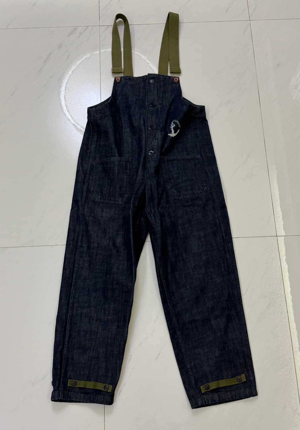 WORKWEAR 데님 오버롤 팬츠 / 서스펜더 팬츠 (M) 상품이미지1