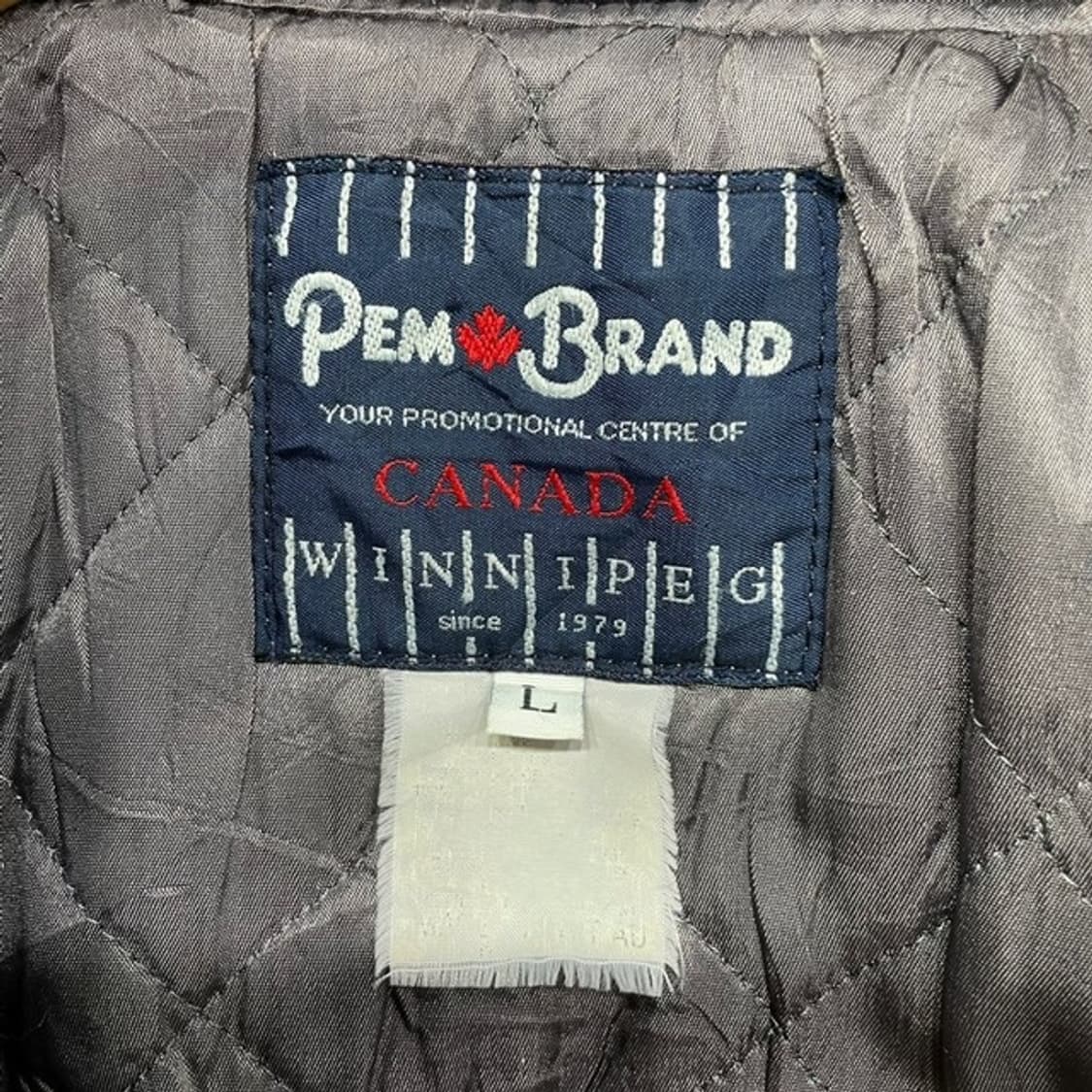 Pem Brand 빈티지 바시티 자켓 (L) 상품이미지8