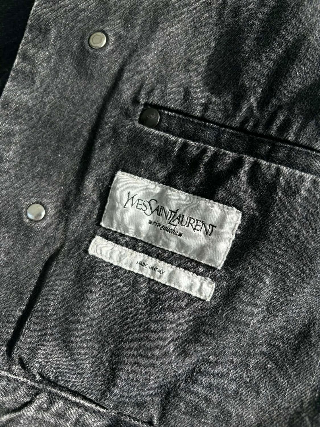 [48] 입생로랑 리브 고쉬 데님 트러커 자켓 상품이미지4