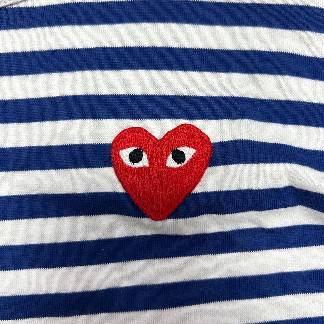 꼼데가르송 우먼스 스트라이프 보더티(S) 상품이미지4