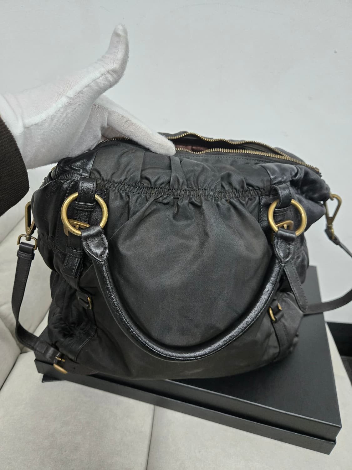 [보증서 정품] 프라다 고프레백 상품이미지5