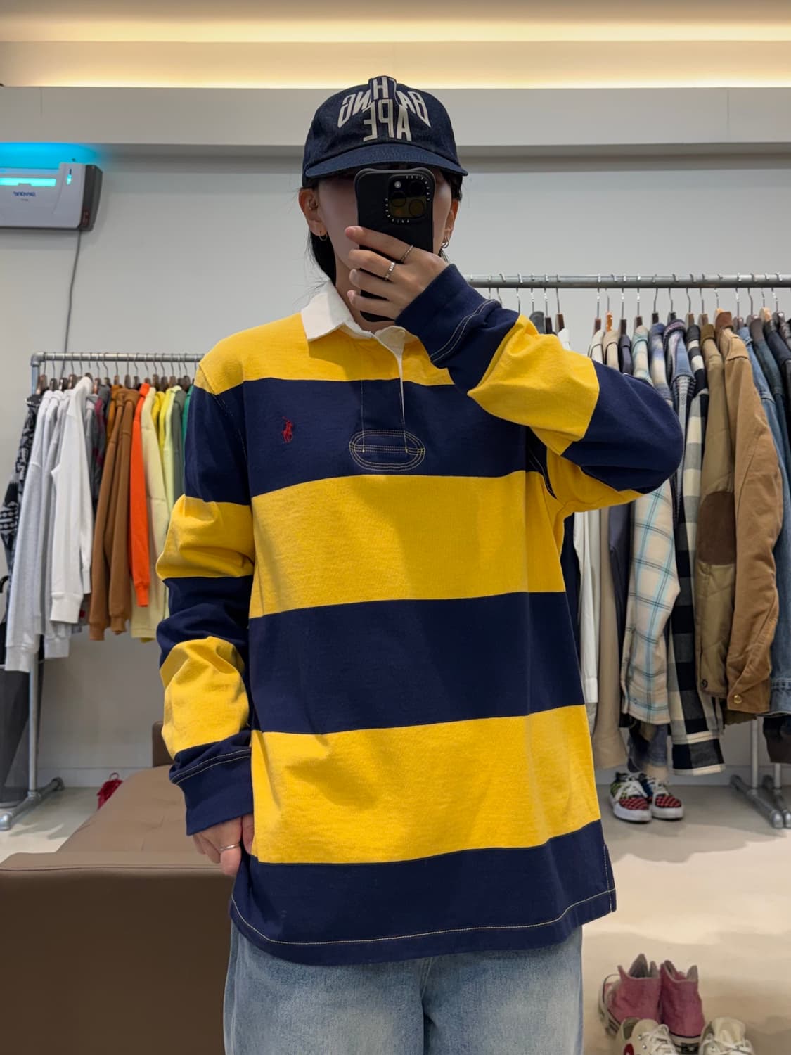 폴로 랄프로렌 스트라이프 럭비티 상품이미지5