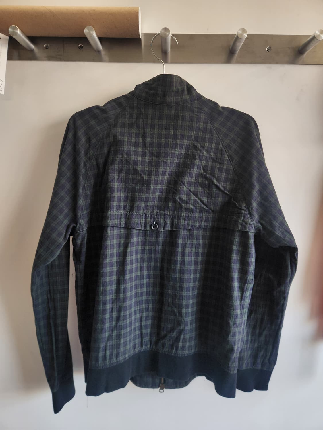 CIAOPANIC 블랙 와치 타탄 체크 헤링턴 자켓 상품이미지2