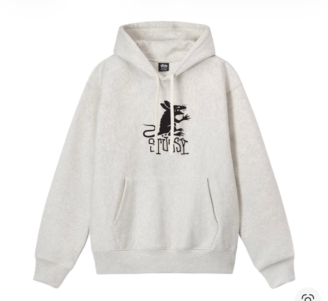 스투시 랫 후드 후드티 애쉬헤더 s 2/2일 까지 판매 상품이미지2