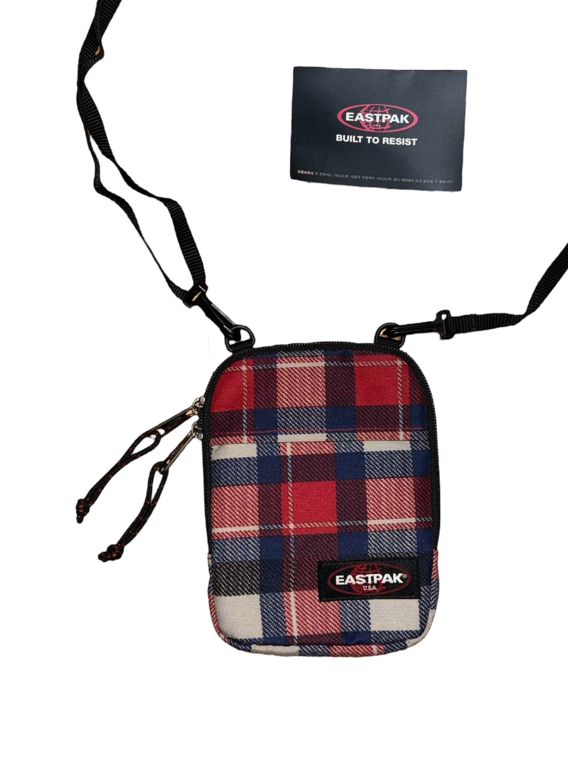이스트팩 체크 미니 크로스백 상품이미지1
