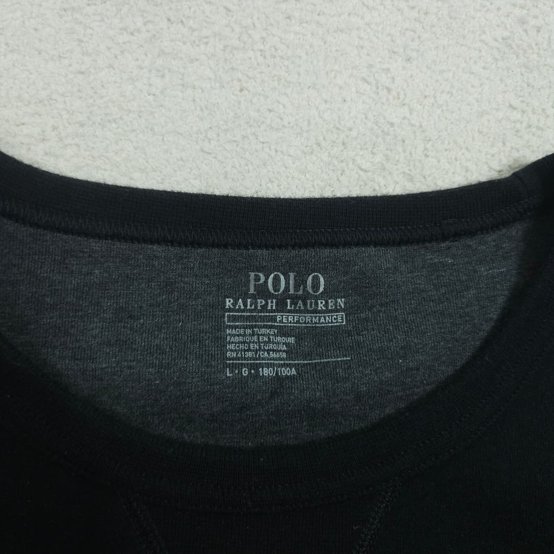 폴로 랄프 로렌 맨투맨 L 블랙 상품이미지4