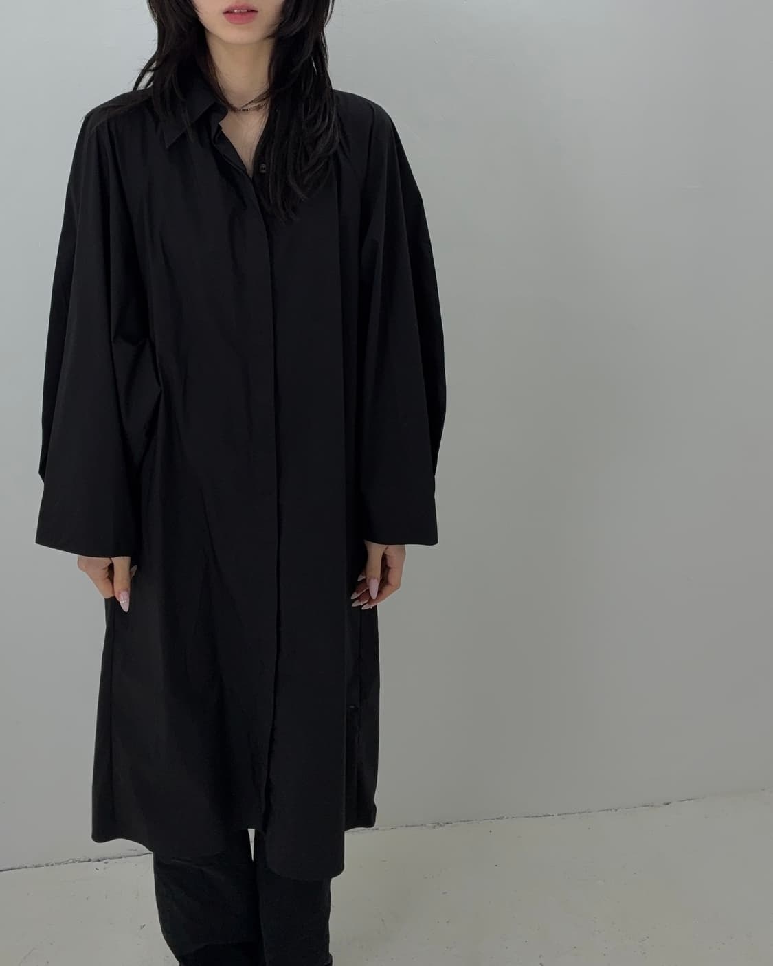 cos black shirt dress 상품이미지3