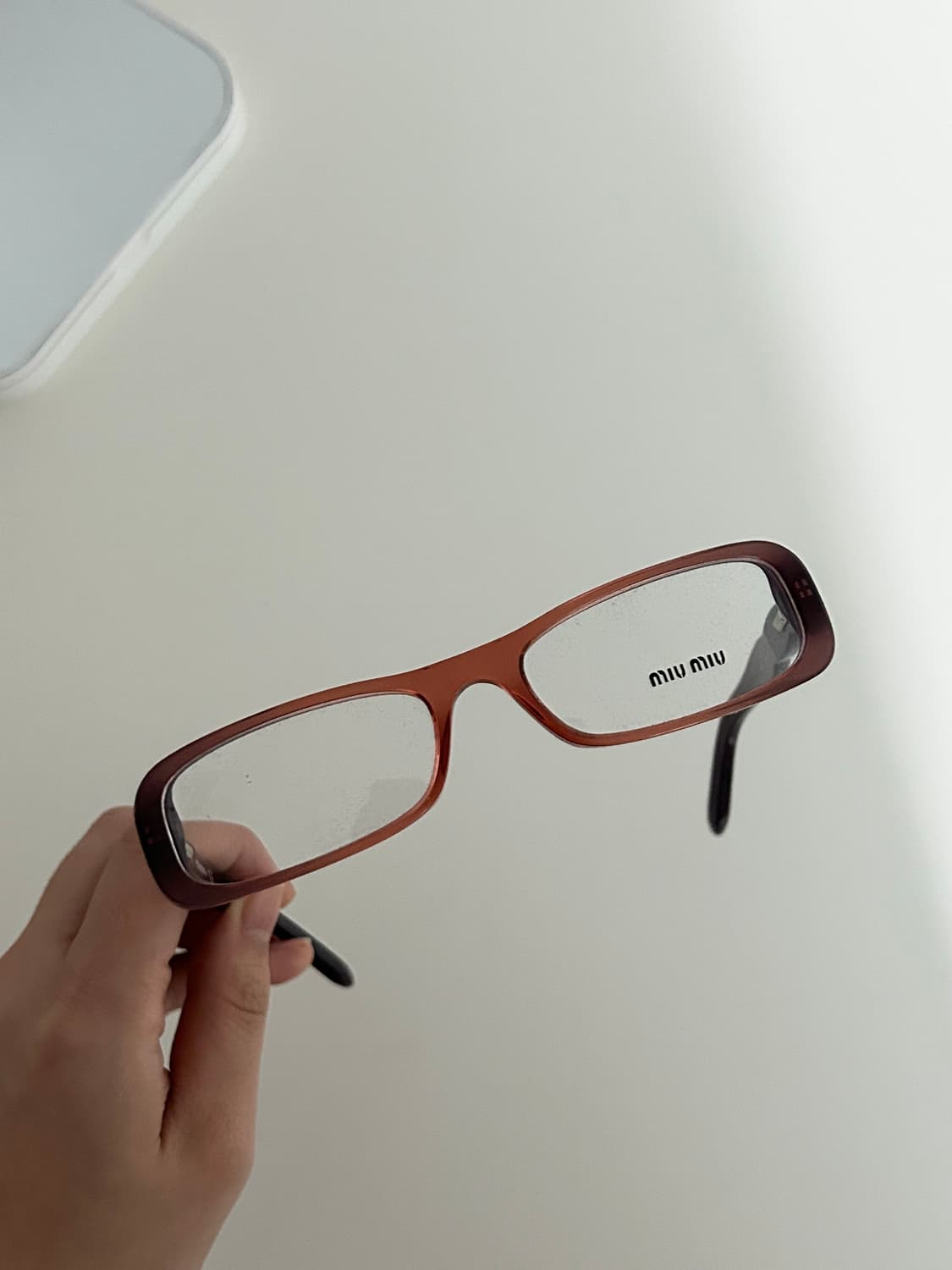 미우미우 로고 글래시스 상품이미지4