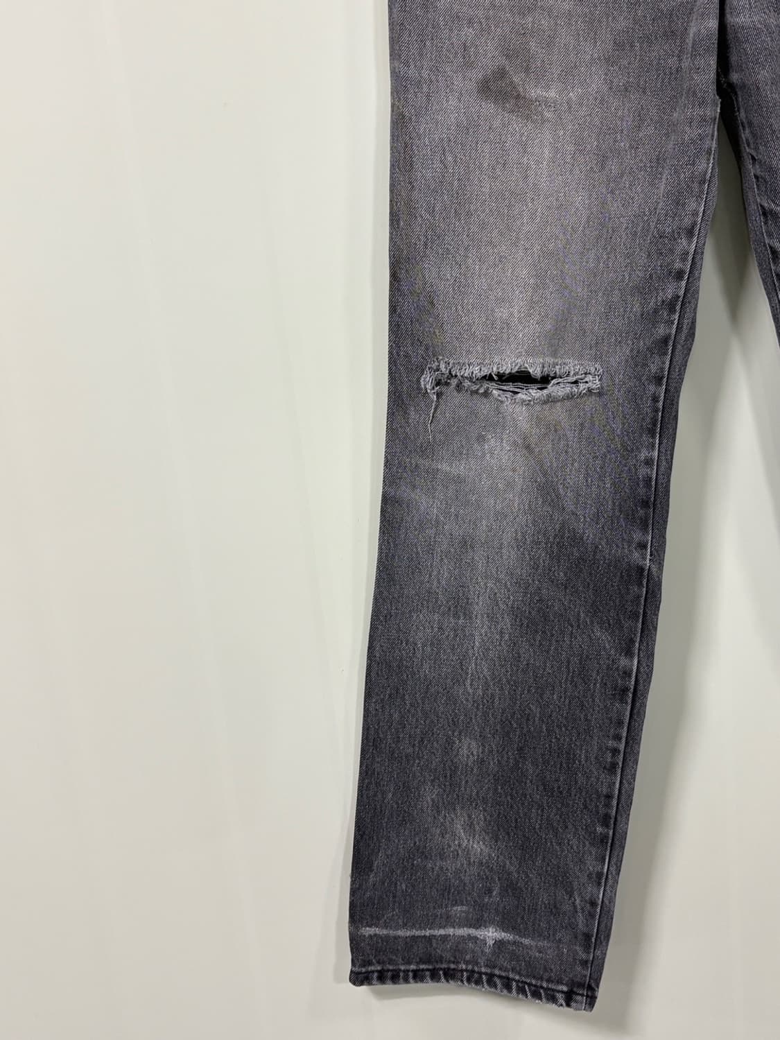 90s USA 할리데이비슨 바이커 흑청 데님 상품이미지3