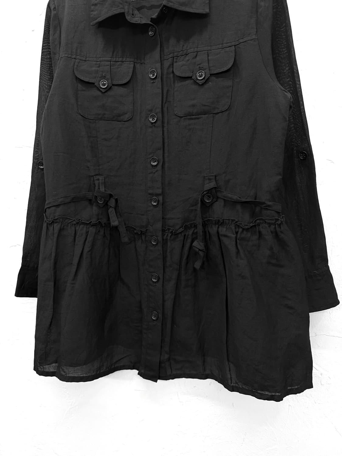 have a nice trip 개더 블라우스 상품이미지2