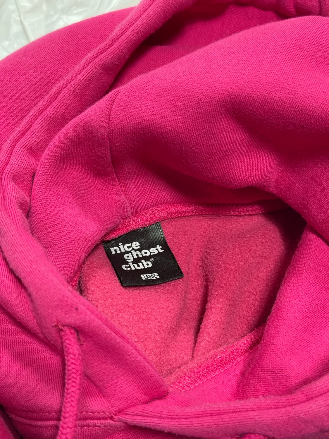 nice ghost club / 나이스 고스트 클럽 벌룬핏 프린팅 후드티 상품이미지4