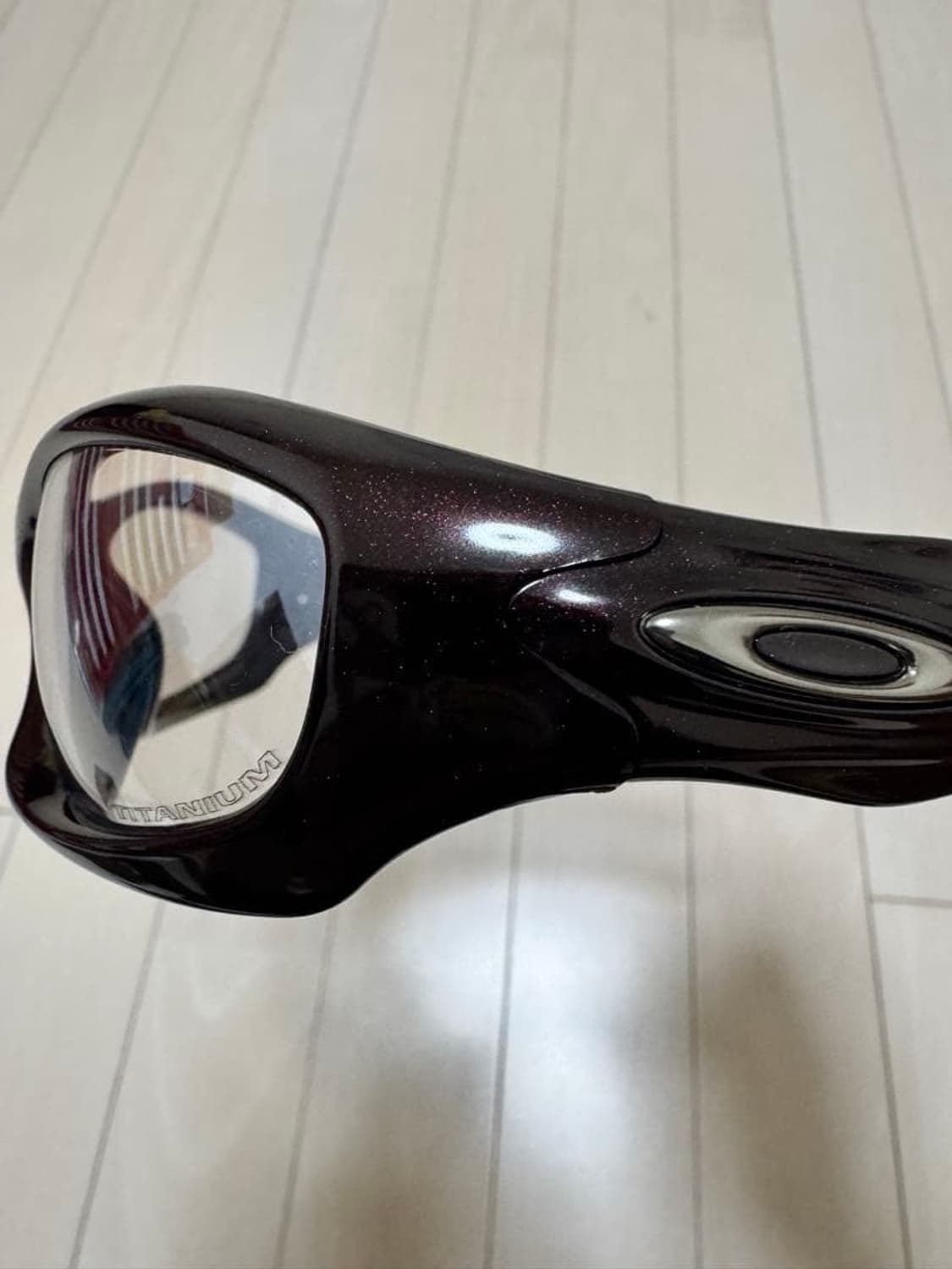 오클리 몬스터독 커스텀 신더레드/티타늄클리어 상품이미지7